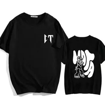 Natanael Cano Corridos Tumbados Tees Tops Hip Hop Cotto S серый