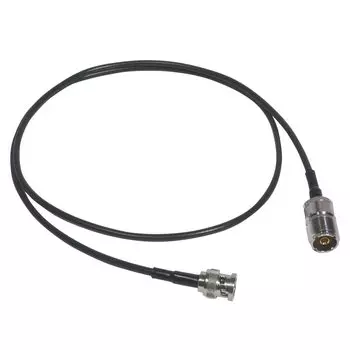 Natec 1m BNCP to MJ Conversion Cable B2510MJ Amateur Digital Simple BNC Male to M Female Cable Outer 2.5DS-QFB Radio, Radio, etc. Diameter 3.8mm (2D