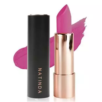 Natinda Art in Black Lipstick 3.5g, 04 Secret Pink, 1 piece