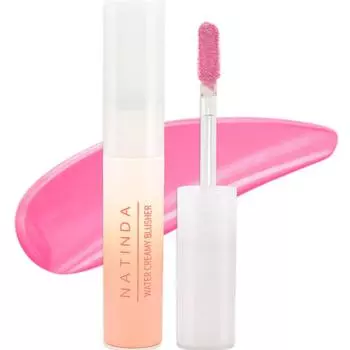 Natinda Water Creamy Blusher 1.8g, No. 2 Blushing Pink Light, 1 piece