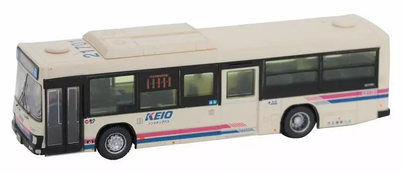 National Bus Collection JB065 Keio Electric Railway Bus Hino Blue Ribbon Bus Diorama Supplies first order limited Non-Step (Manufacturer s production)