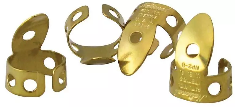 National Finger Picks Brass Упаковка из 4 шт. NP-2B-4pk – – латунный