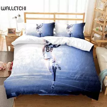 National Rugby Poster Bedding Set King Queen Double Full Twin Single Size Under Tale Bed Linen Set EU single(135x200cm)
