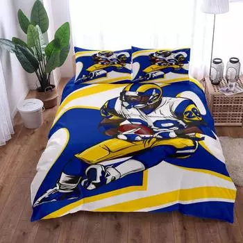 National Rugby Water Art Duvet Cover Set King Queen Double Full Twin Single Size Bed Linen Set 265x228cm