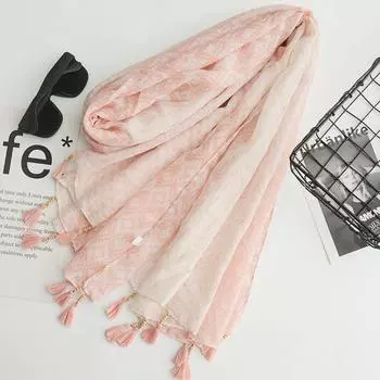 National Style Printing Cotton Linen Scarf Bohemian Style Shawl Korean Style Scarves Female Wraps A