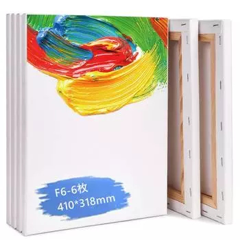 Натянутый холст F6 Художественные принадлежности Холст Масло Живопись 6 Холст Доска Хлопок Синтетическое волокно Смесь Ткань Живопись Доска Акварель Акрил