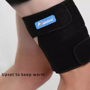 Натяжение мышц бедра, внутренний ремень, оболочка, защитный пояс, спортивные баскетбольные наколенники, наколенники, мужское защитное снаряжение, теплый чехол