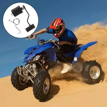 Натяжитель цепи для квадроциклов ATV 110/125/150/200/250/300CC Отрегулируйте натяжение цепи Регулируемое колесо натяжения цепи для багги Dune Black