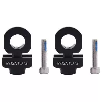 Натяжитель цепи велосипеда складной фиксированный механизм для BMX Fixie (черный) #C