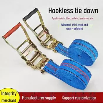 Натяжитель для крепления груза в багажнике автомобиля с полипропиленовым ремнем для надежного крепления багажа. 5 cm wide, 1 m long