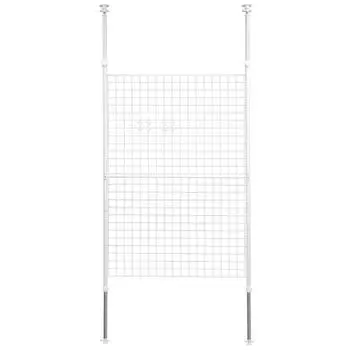 Натяжная перегородка Ширина 90 x Глубина 5 x Высота см крючки Настенное крепление для хранения Настенное крепление для хранения Потолочная перегородка Сборка Белый [Yamazen] (Тип провода) белый