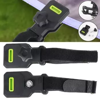 Натяжное крепление для брезента, универсальный подвесной пластиковый зажим, аксессуары для кемпинга на открытом воздухе, многоразовый тент, фиксированный зажим для палатки Black