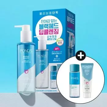 [Natti PICK / Пенка для удаления и очищения в подарок] Очищающее очищающее масло для кожи Pond s Clear Spa, 200 мл, специальный набор, корейское очищение