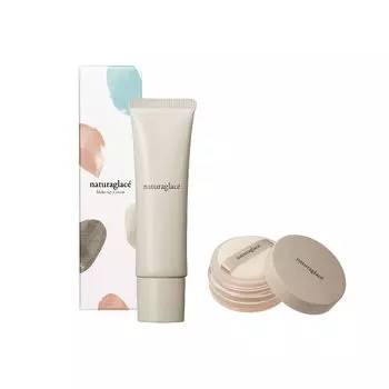 Natura Glace Makeup Cream Set 2024 Основа под макияж с мини-пудрой для лица