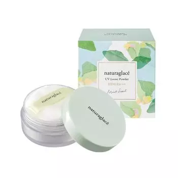 Natura Glace UV Loose Powder Mint Clear Color SPF40 Mint Scent Soap Remover PA+++