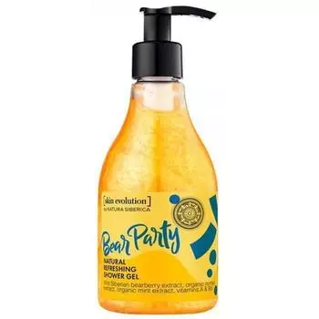 Natura Siberica Bear Party Натуральный освежающий гель для душа 260 мл