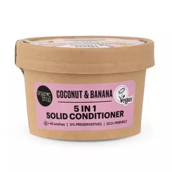 Natura Siberica Кондиционер с кокосом и бананом 5в1 60г