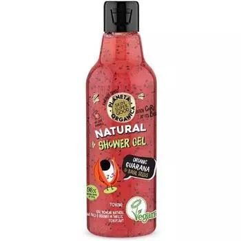 Natura Siberica Натуральный гель для душа Органический Гуарана и семена базилика 250 мл