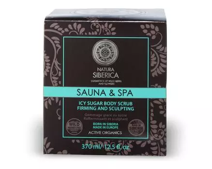 NATURA SIBERICA Sauna and Spa Icy SUG Body Scrub 370ml
