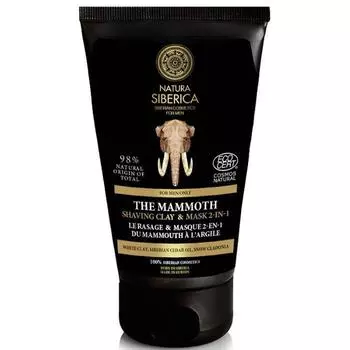 Natura Siberica The Mammoth Глина для бритья и маска 2 в 1 150 мл