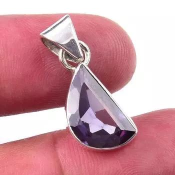 Natural Alexandrite 925 Solid Sterling Silver Gift Jewelry Pendant 1 A6a43