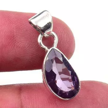 Natural Alexandrite 925 Solid Sterling Silver Gift Jewelry Pendant 1 K5n63