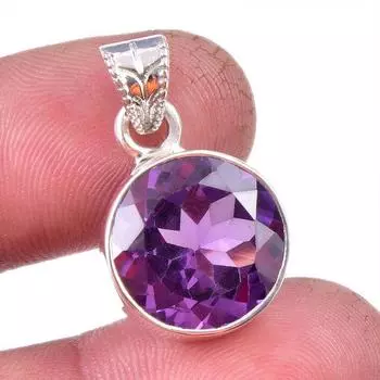 Natural Alexandrite Gemstone 925 Solid Sterling Silver Gift Pendant 1.25 h6O48