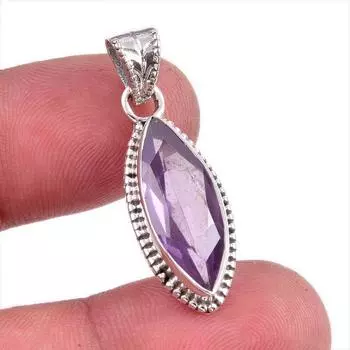 Natural Alexandrite Gemstone 925 Solid Sterling Silver Gift Pendant 1.25 U6z95