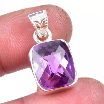 Natural Alexandrite Gemstone 925 Solid Sterling Silver Gift Pendant 1.25 l7g92