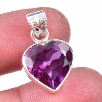 Natural Alexandrite Gemstone 925 Solid Sterling Silver Gift Pendant 1.25 j4B48