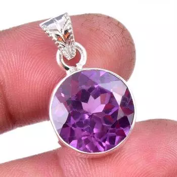 Natural Alexandrite Gemstone 925 Solid Sterling Silver Gift Pendant 1.25 z5F69