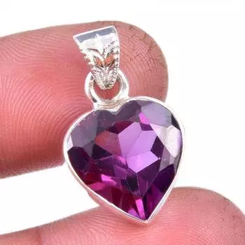 Natural Alexandrite Gemstone 925 Solid Sterling Silver Gift Pendant 1.25 c9s84