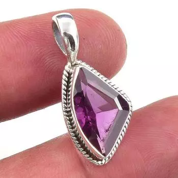 Natural Alexandrite Gemstone 925 Solid Sterling Silver Jewelry Pendant 1 t4O18