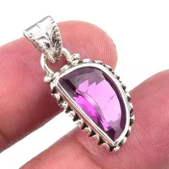 Natural Alexandrite Gemstone 925 Solid Sterling Silver Gift Pendant 1.25 m5S70