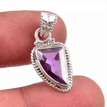 Natural Alexandrite Gemstone 925 Solid Sterling Silver Gift Pendant 1.25 t3A77