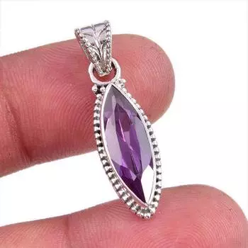 Natural Alexandrite Gemstone 925 Solid Sterling Silver Gift Pendant 1.25 a9b27