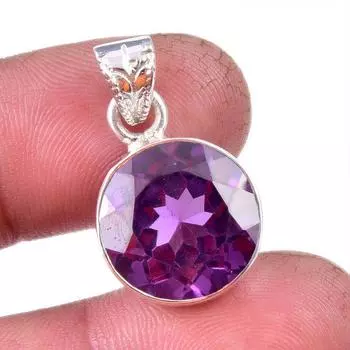 Natural Alexandrite Gemstone 925 Solid Sterling Silver Gift Pendant 1.25 S7V32