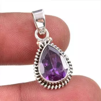 Natural Alexandrite Gemstone Handmade 925 Solid Sterling Silver Pendant 1 h7m85
