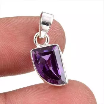 Natural Alexandrite Gemstone Handmade 925 Solid Sterling Silver Pendant 1 s8P73
