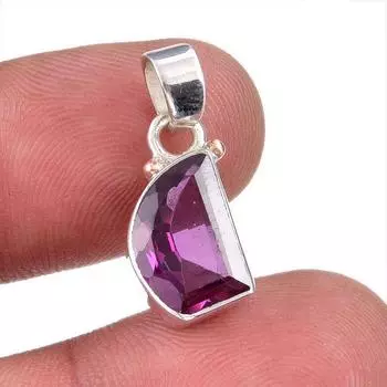 Natural Alexandrite Gemstone Handmade 925 Solid Sterling Silver Pendant 1 h6V80