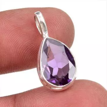 Natural Alexandrite Gemstone Handmade 925 Solid Sterling Silver Pendant 1 w6p53