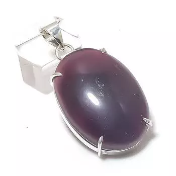 Natural Amethyst Gemstone 925 Sterling Silver Jewelry Pendant 1.85 d9A03