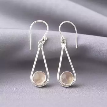 Natural Ametrine Gemstone 925 Sterling Silver Jewelry Handcrafted Earrings 1.76 EE-126-31