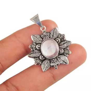 Natural Ametrine Gemstone 925 Sterling Silver Jewelry Handmade Pendant 1.45 CP-14-17