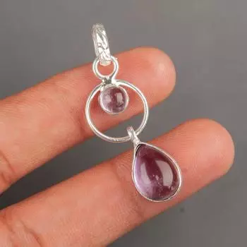 Natural Ametrine Gemstone 925 Sterling Silver Jewelry Handmade Pendant 1.80 PP-10-22