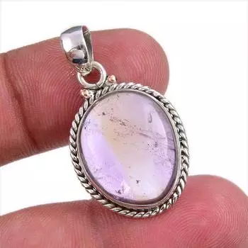 Natural Ametrine Gemstone Handmade 925 Solid Silver Jewelry Pendant 1.50 S0l40