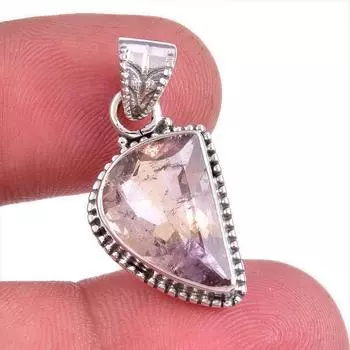Natural Ametrine Gemstone Handmade 925 Solid Sterling Silver Pendant 1.25 u2y87
