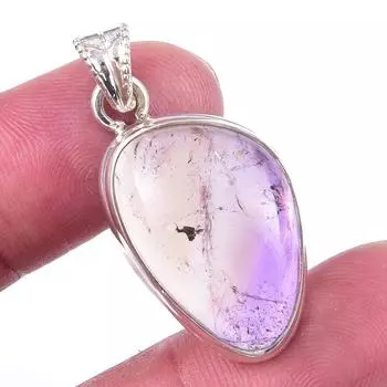 Natural Ametrine Gemstone Handmade 925 Solid Sterling Silver Pendant 1.25 z2F18