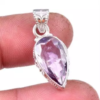 Natural Ametrine Gemstone Handmade 925 Solid Sterling Silver Pendant 1.25 l2d46