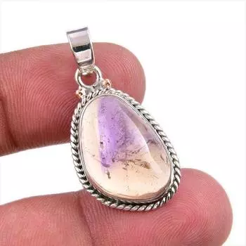 Natural Ametrine Gemstone Handmade 925 Solid Sterling Silver Pendant 1.50 f5Z64